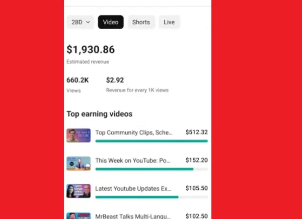 YouTube Updates Video Earnings Show in Studio, Exams New Desktop UI