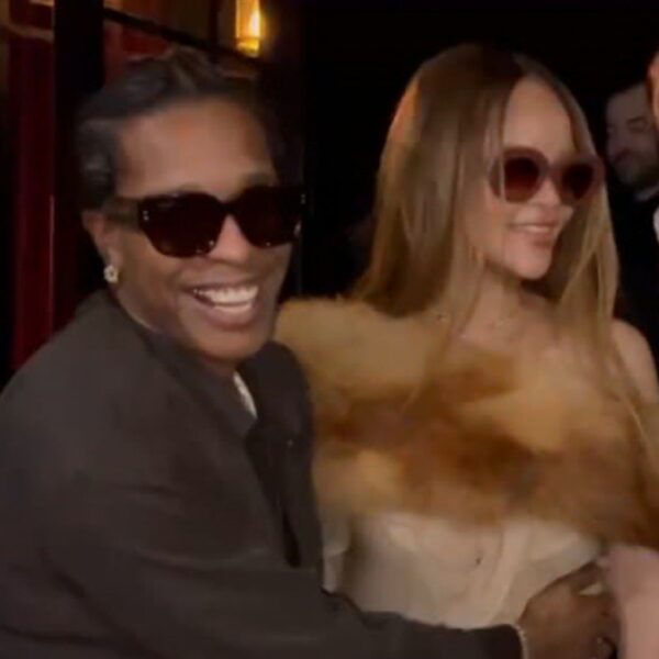 Rihanna, A$AP Rocky Trolled By Paps Throughout Valentine’s Day Dinner in Paris