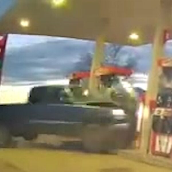 Truck Crashes Into Gasoline Station Pump, Fiery Explosion Caught on Video