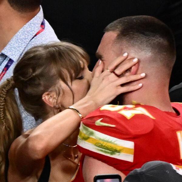 Taylor Swift Kisses Travis Kelce After Tremendous Bowl LVIII Win