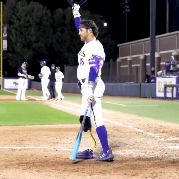 ECU infielder who misplaced leg in boating accident makes debut