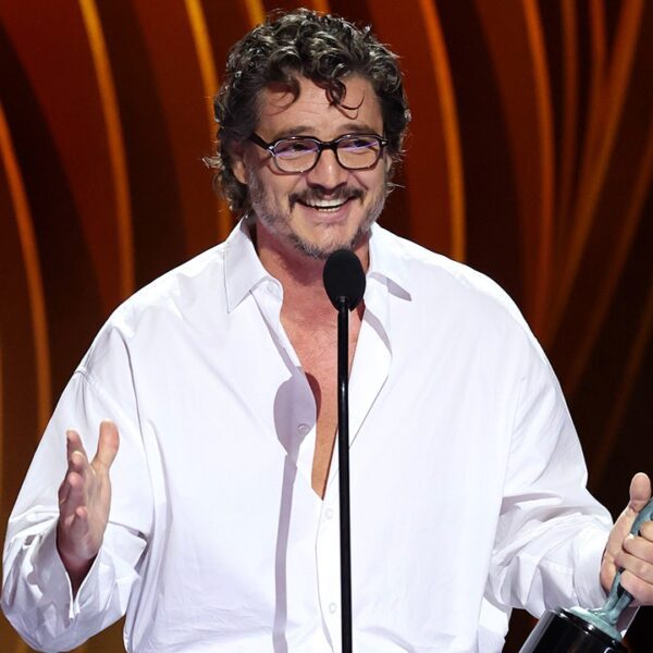 Pedro Pascal admits he is ‘just a little drunk’ in emotional SAG…