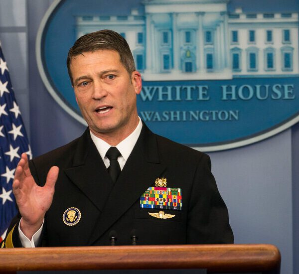 Ronny Jackson, Former White Home Doctor, Was Demoted by the Navy