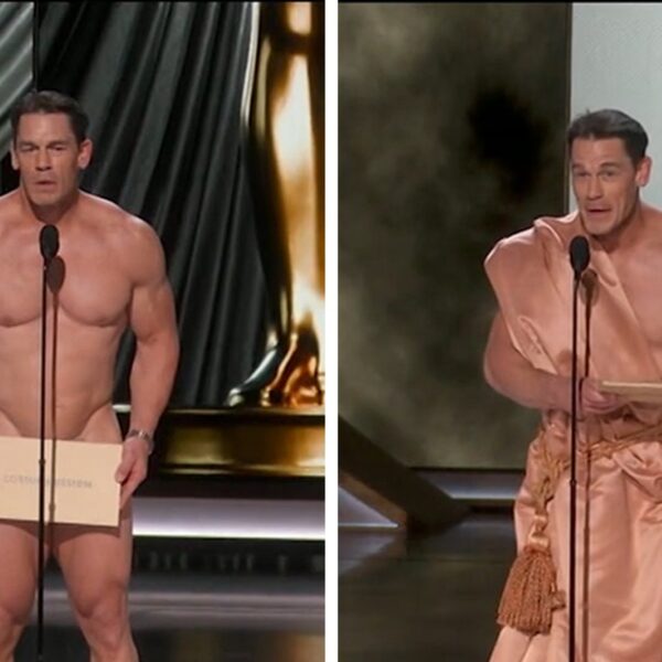 John Cena Undergoes Fast Wardrobe Change After Bare Oscars Second