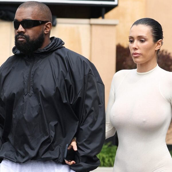 Bianca Censori in Revealing Outfit with Kanye West at Cheesecake Manufacturing unit