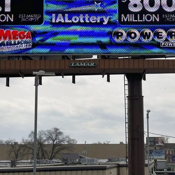 How huge is the Mega Thousands and thousands lottery jackpot?