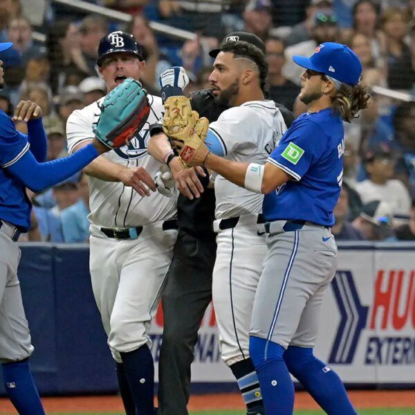 Blue Jays’ Génesis Cabrera’s shoves Rays’ José Caballero, sparking benches-clearing confrontation