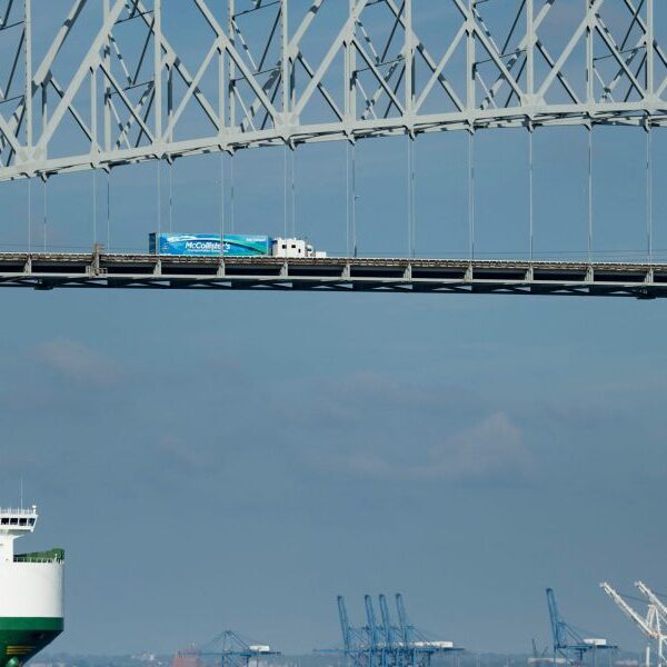 Baltimore bridge collapse: Francis Scott Key Bridge hit by ship