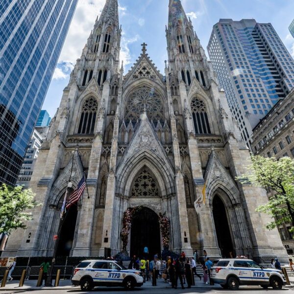 Professional-Palestinian protesters interrupt Easter Vigil service at St. Patrick’s Cathedral in NYC