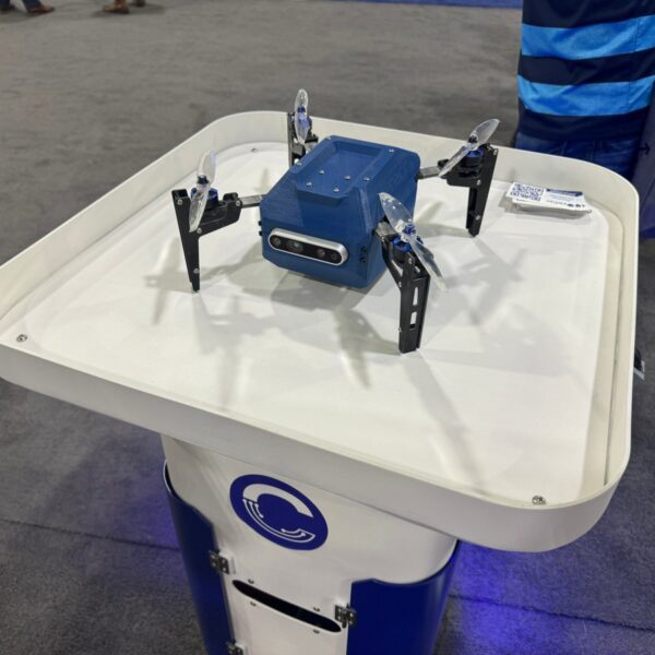 Cypher’s stock drone launches from an autonomous cell robotic base