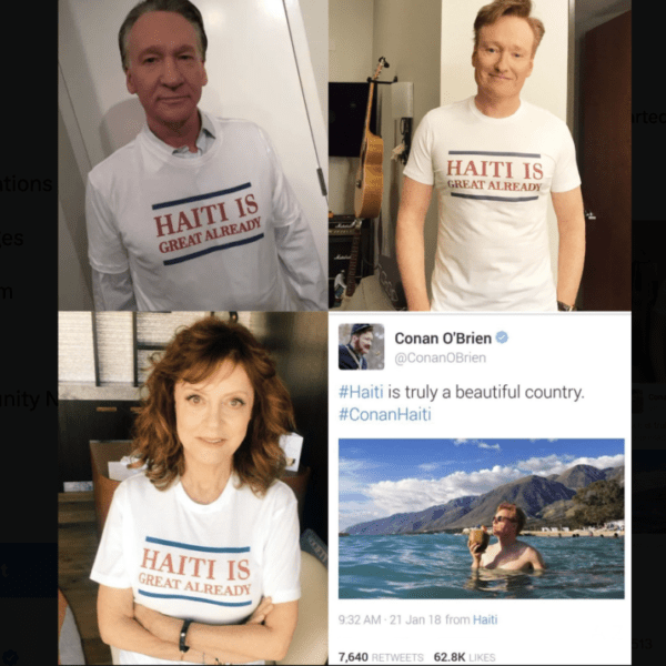 FLASHBACK: Leftist Celebs Wore ‘Haiti is Nice Already’ T-Shirts After Trump Allegedly…