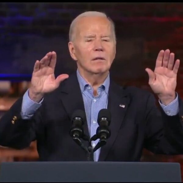 Protestor Interrupts Joe Biden at His Atlanta, GA “Rally” Calling Him “Genocide…