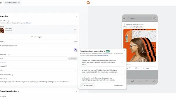 Reddit Rolls Out Advert Creation Updates, Together with Generative AI Copy Ideas