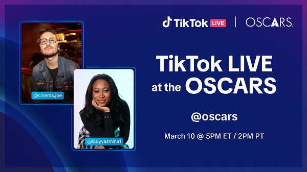 TikTok Proclaims New Activations for the 96th Academy Awards