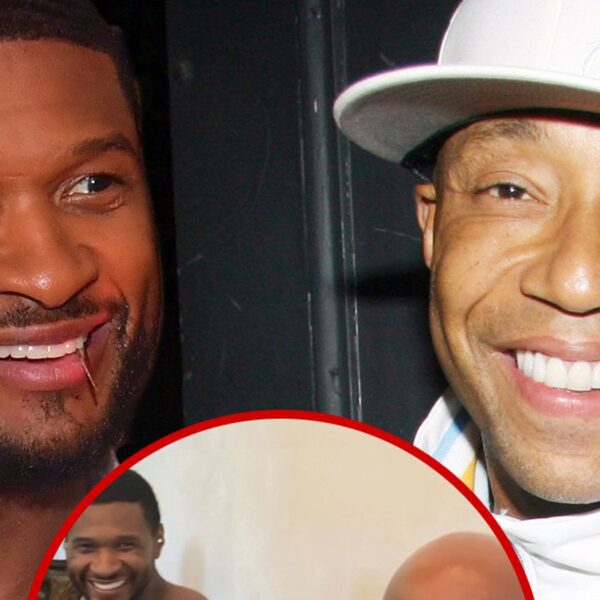 Usher Holidays in Bali with Russell Simmons, Partakes in Yoga Session