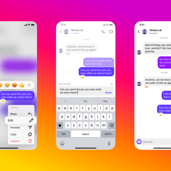 Instagram now helps you to edit DMs as much as 15 minutes…