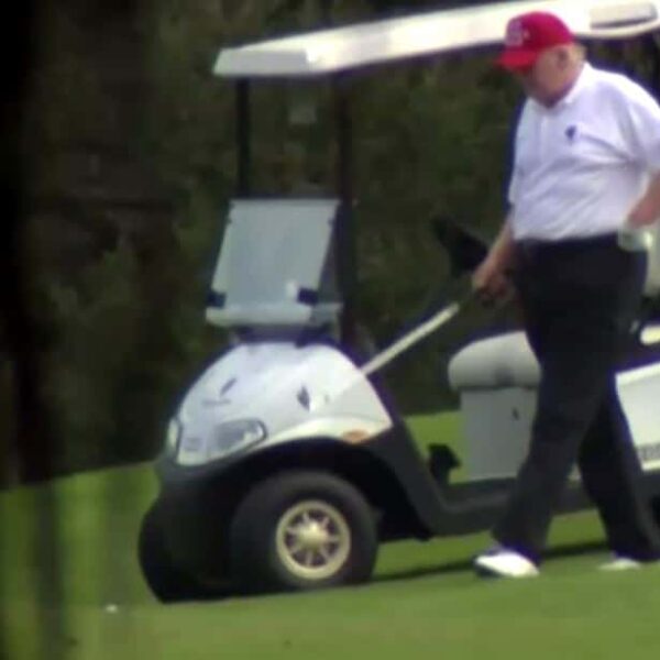 Joe Biden Mocks Trump For Awarding Himself Golf Trophies