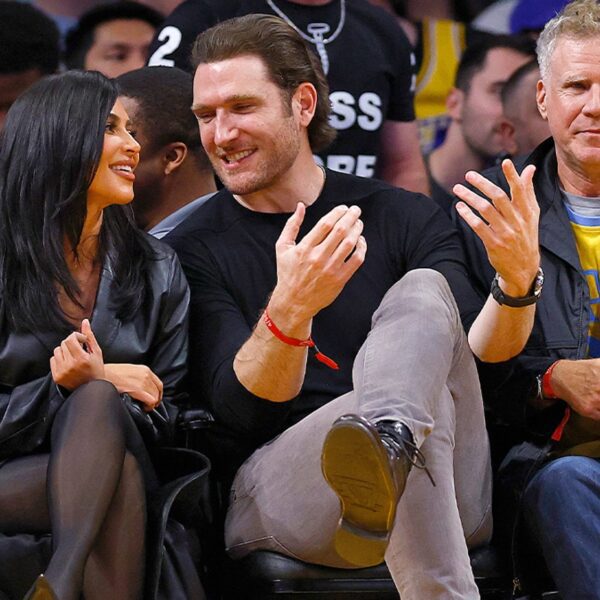 Kim Kardashian Chats Up Kris Humphries’ Former Pal at Lakers Sport