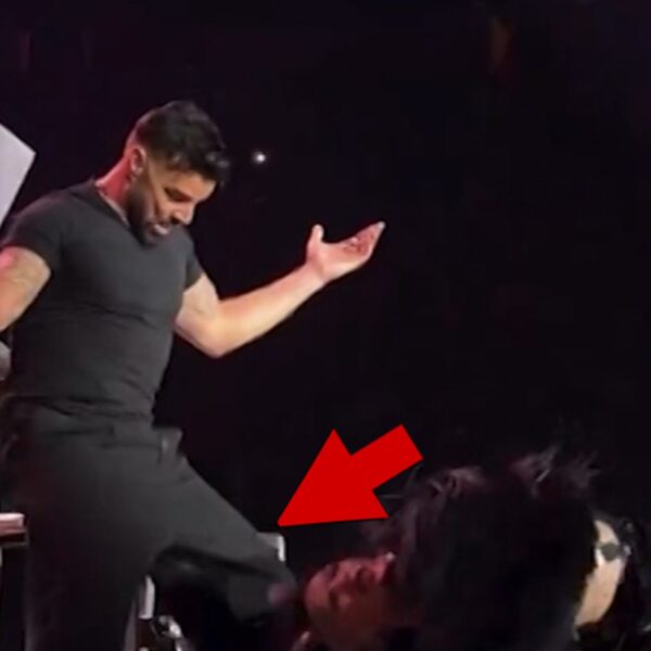 Ricky Martin Seems To Get Huge Erection Onstage At Madonna’s Present
