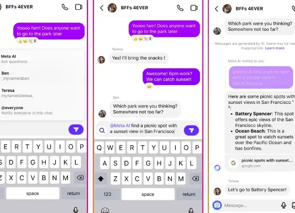 Meta Brings its Most Superior AI Chatbot to All of its Aps