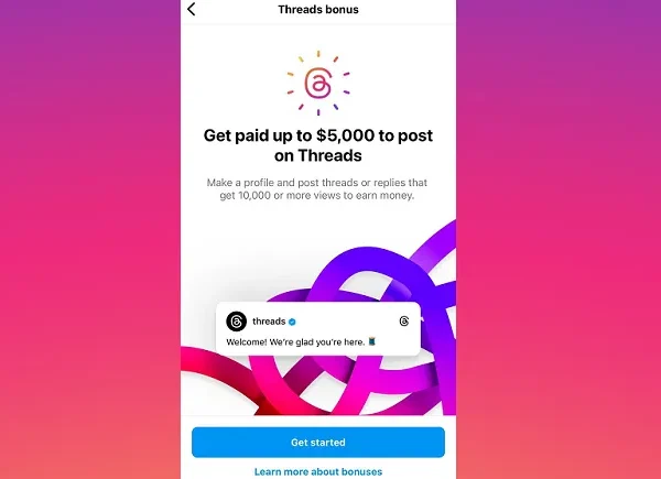 Meta Provides $5K Bonus for Influencers to Submit to Threads