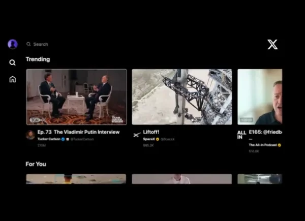 X Showcases New Linked TV App