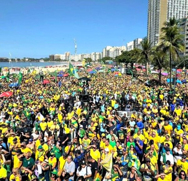 BRAZIL AWAKENS: A whole bunch of 1000’s Collect in Rio’s Copacabana Seaside…