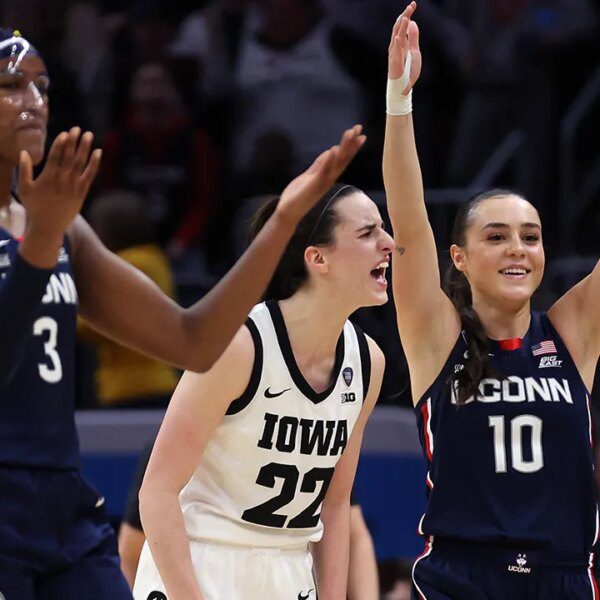 Controversial name in Iowa’s slim victory over UConn attracts fiery response