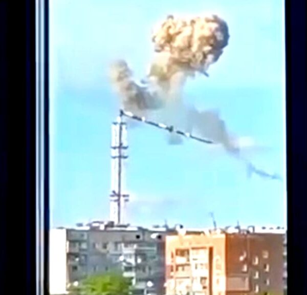 Russian Cruise Missile Destroys TV Tower in Ukraine’s Second Largest Metropolis Kharkov…