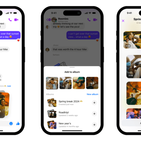 Messenger now helps you to create shared albums, ship HD images and…