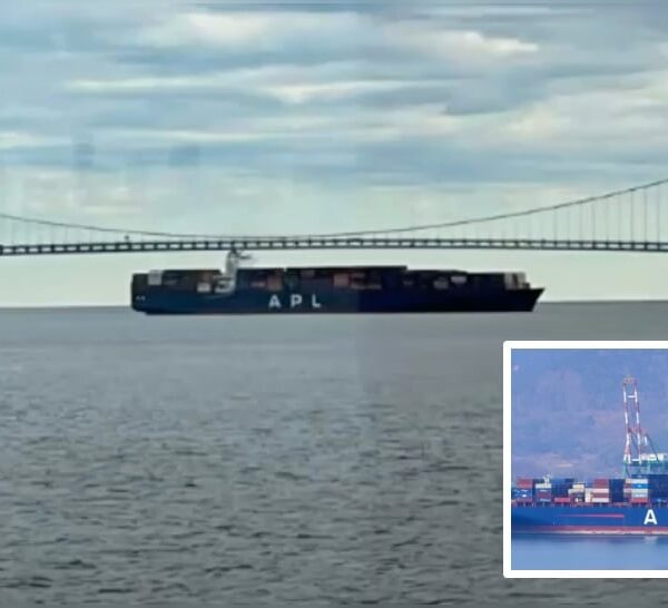Huge Cargo Ship Loses Energy in New York Metropolis Close to Verrazzano-Narrows…