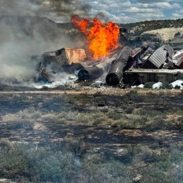 Freight Prepare Derails at New Mexico-Arizona State Line Leading to Huge Hearth…