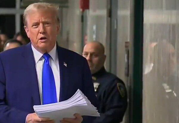 Trump Melts Down Exterior Court docket Home After Realizing He Will Stand…
