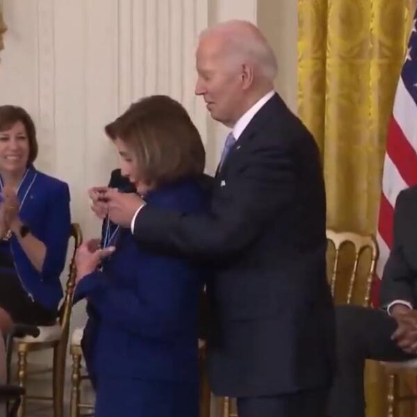 Joe Biden Gives Nancy Pelosi Presidential Medal of Freedom For Her Actions…