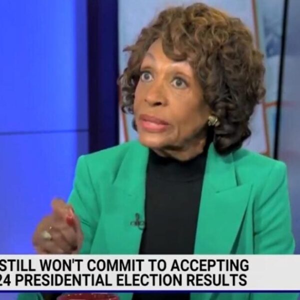 Democrat Rep. Maxine Waters Floats Unhinged Conspiracy Theory That Violent Trump Supporters…