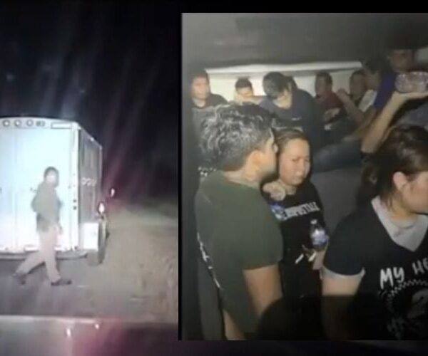 Texas Law Enforcement Finds 27 Illegal Migrants Crammed in Horse Trailer During…