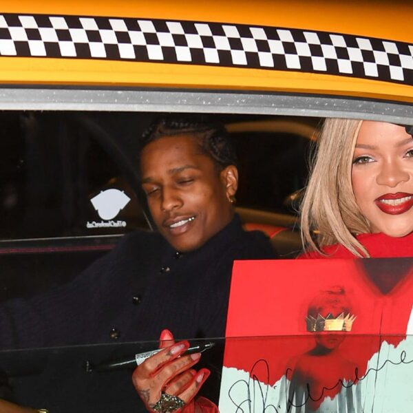 Rihanna & A$AP Rocky Board Old-Fashioned NYC Yellow Taxi for Mother’s Day