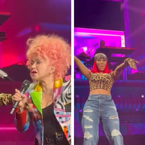 Nicki Minaj Brings Out Cyndi Lauper for ‘Pink Friday Girls’ Duet