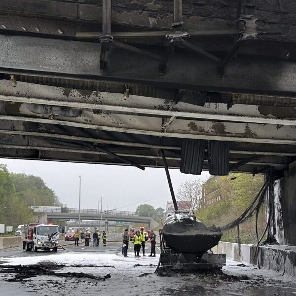 American infrastructure cracks once more as tanker fireplace shuts down Interstate-95 in…