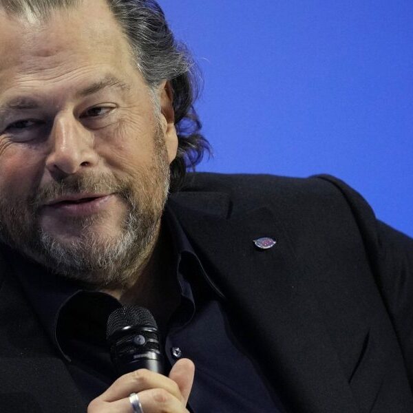 Marc Benioff lunch public sale raises $1.5 million in his first 12…