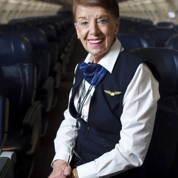The longest-serving flight attendant has died