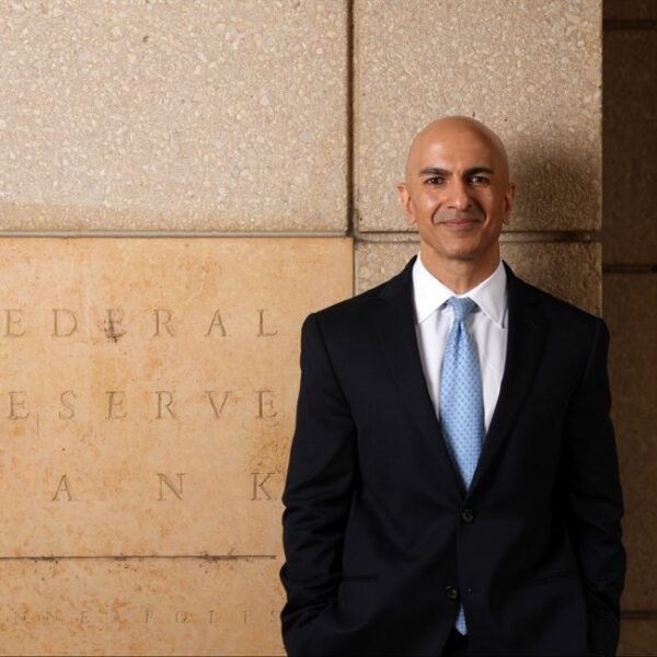 Federal Reserve Bank of Minneapolis President Neel Kashkari speaks on Tuesday