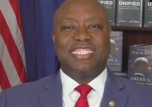 Tim Scott Gives A Delusional Answer To Libertarians Booing Trump
