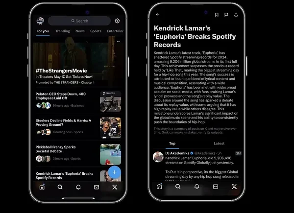 X Adds AI-Generated News Summaries for Premium Subscribers