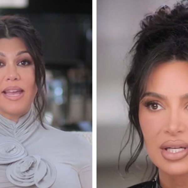 Kim & Kourtney Kardashian Shut Down Feud Rumors, ‘Huge Misconception’