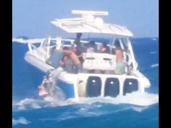 BUSTED: Party People on Boat in Florida Caught on Camera Dumping Cans…