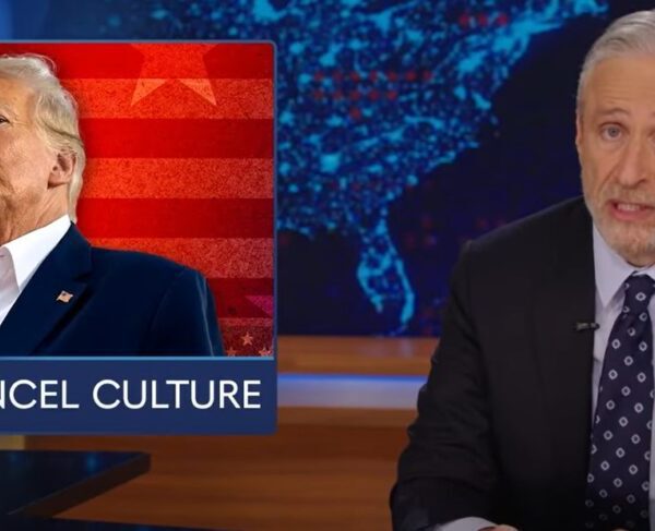 Jon Stewart, “Trump Is The Real Cancel Culture.”