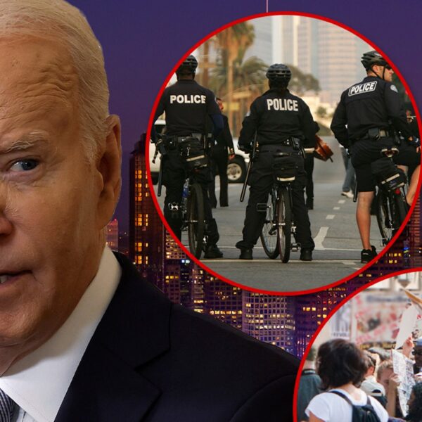 Joe Biden Fundraiser Protests Under Watchful Eye, Law Enforcement Says