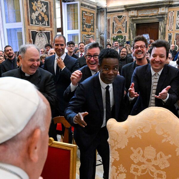 Pope Francis Meets With Hollywood’s Biggest Comedians at Vatican