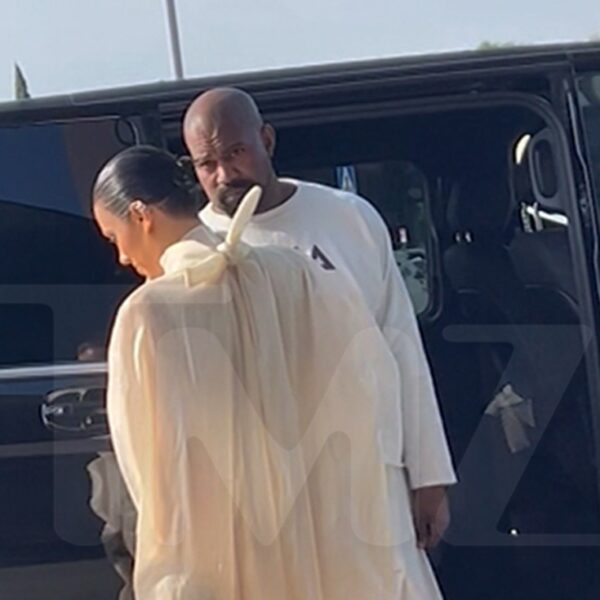 Kanye West and Fully-Clothed Bianca Censori Show Up At Italian Airport